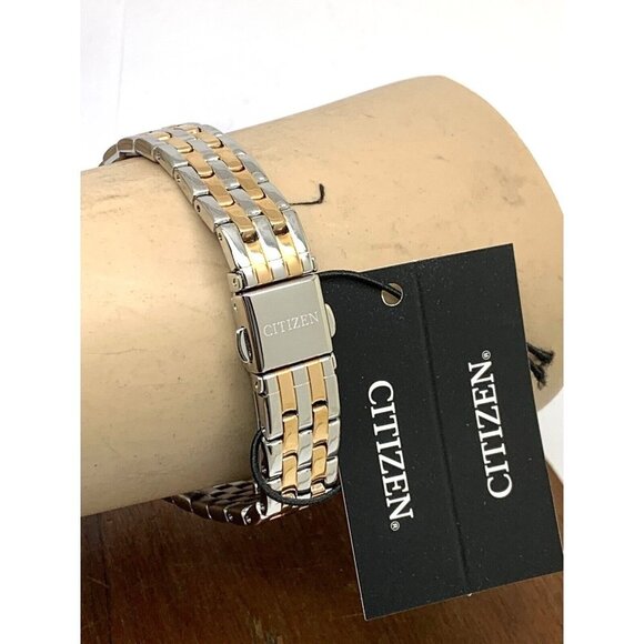 Citizen Women's Watch ER0216-67D Quartz White Mother of Pearl Dial Two Tone - Picture 9 of 13